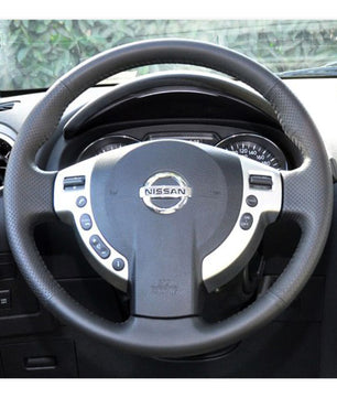 MEWANT steering wheel cover for Nissan Qashqai 2007-2013 / Qashqai+2 2008-2014 /