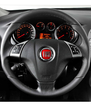 MEWANT Steering Wheel Cover for Fiat Punto / Bravo / Linea 2007-2019 / Qubo 2008-2015 / Doblo / Grande Punto 2005-2019