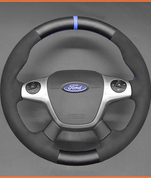 Lenkradbezug für Ford Focus III 2011 - 2014 / C - Max 2010 - 2015 / Grand C - Max 2010 - 2015 / Kuga 2012 - 2016 - Mewant.de