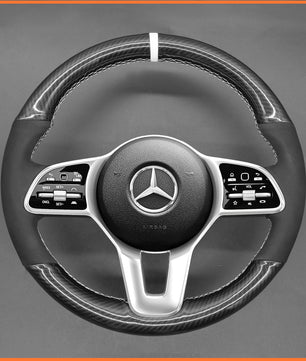 Lenkradbezug für Mercedes - Benz A - Class (W177/V177) / B - Class (W247) / C - Class (W205) / Citan 2021 - 2024 - Mewant.de
