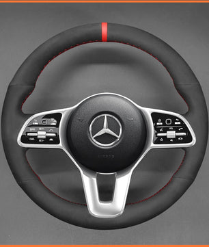 Lenkradbezug für Mercedes - Benz A - Class (W177/V177) / B - Class (W247) / C - Class (W205) / Citan 2021 - 2024 - Mewant.de