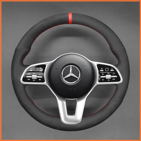 Lenkradbezug für Mercedes - Benz A - Class (W177/V177) / B - Class (W247) / C - Class (W205) / Citan 2021 - 2024 - Mewant.de