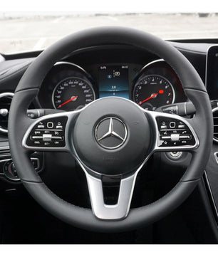 Lenkradbezug für Mercedes - Benz A - Class (W177/V177) / B - Class (W247) / C - Class (W205) / Citan 2021 - 2024 - Mewant.de