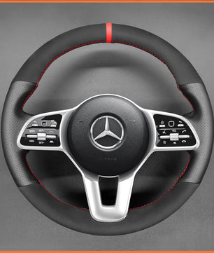Lenkradbezug für Mercedes - Benz A - Class (W177/V177) / B - Class (W247) / C - Class (W205) / Citan 2021 - 2024 - Mewant.de