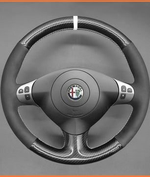 MEWANT Lenkradbezug für Alfa Romeo 147 2000 - 2010 / 156 2003 - 2007 / Crosswagon 2004 - 2005 - Mewant.de