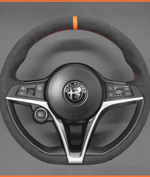 MEWANT Lenkradbezug für Alfa Romeo Giulia 2016 - 2020 / Stelvio 2017 - 2020 - Mewant.de