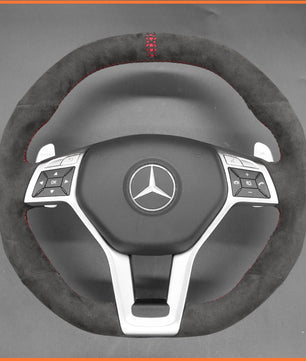 MEWANT Lenkradbezug für AMG C63 W204 / AMG CLA 45 C117 / CLS 63 AMG C218 / CLS 63 AMG S - Mode C218 2012 - 2014 - Mewant.de