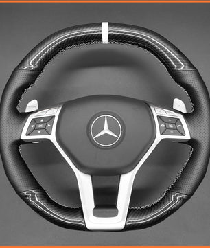 MEWANT Lenkradbezug für AMG C63 W204 / AMG CLA 45 C117 / CLS 63 AMG C218 / CLS 63 AMG S - Mode C218 2012 - 2014 - Mewant.de