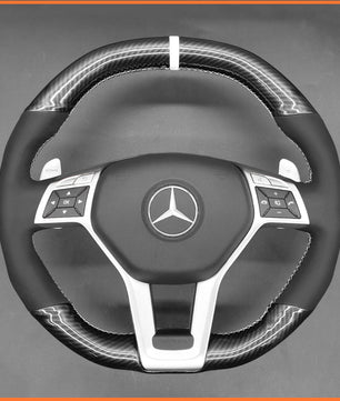 MEWANT Lenkradbezug für AMG C63 W204 / AMG CLA 45 C117 / CLS 63 AMG C218 / CLS 63 AMG S - Mode C218 2012 - 2014 - Mewant.de
