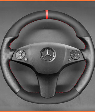 MEWANT Lenkradbezug für AMG C63 W204 / CLS - Class C219 / CLS 63 AMG C219 / E 63 AMG W212 / SLS AMG C197 R197 - Mewant.de