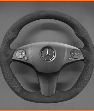 MEWANT Lenkradbezug für AMG C63 W204 / CLS - Class C219 / CLS 63 AMG C219 / E 63 AMG W212 / SLS AMG C197 R197 - Mewant.de