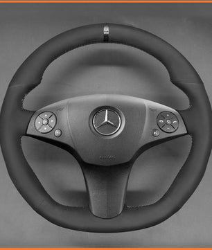 MEWANT Lenkradbezug für AMG C63 W204 / CLS - Class C219 / CLS 63 AMG C219 / E 63 AMG W212 / SLS AMG C197 R197 - Mewant.de
