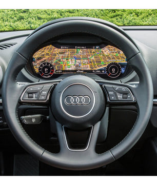 MEWANT Lenkradbezug für Audi A1 (8X) / A3 (8V/8Y) / A4 Avant Allroad (B9/8W) / A5 / S3 S4 S5 / RS 4 (B9/8W) 2016 - 2022 - Mewant.de