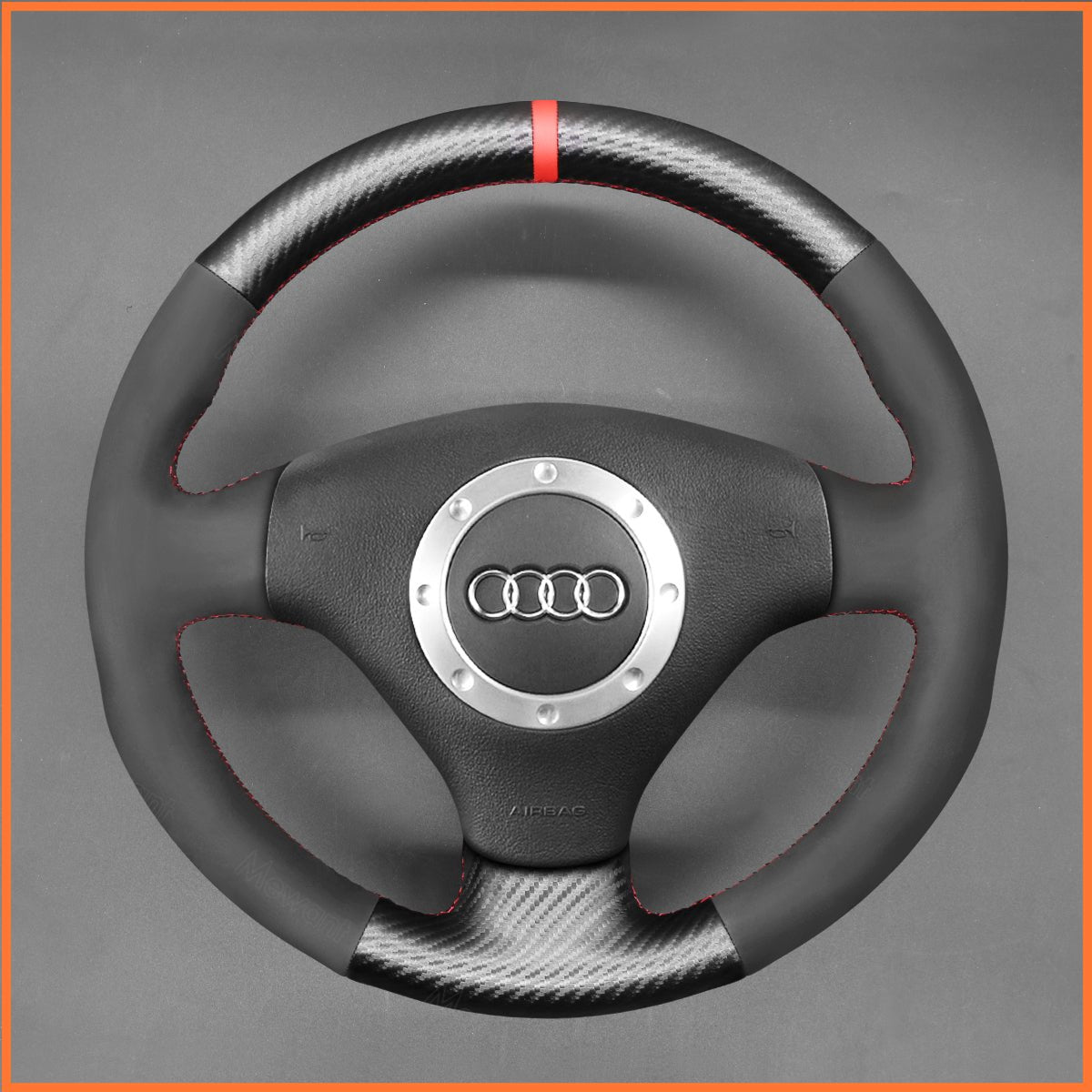 MEWANT Lenkradbezug für Audi A3 2000 - 2003 / A4 S4 2003 - 2005 / Audi RS 6 2003 / Audi TT 2001 - 2006 - Mewant.de
