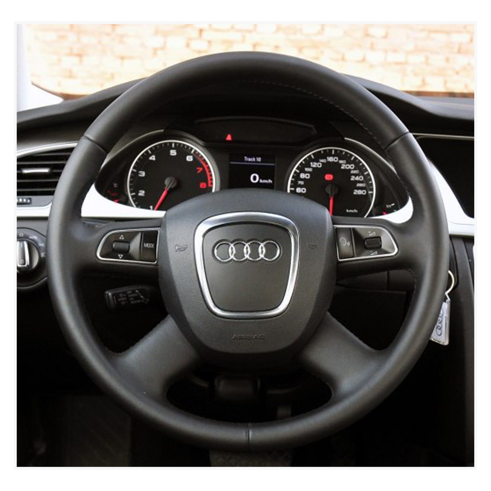 MEWANT Lenkradbezug für Audi A3 2006 - 2013/A4 (B8) A6 (C6) 2005 - 2012 / Q5 2009 - 2012 / Q7 2007 - 2011 - Mewant.de