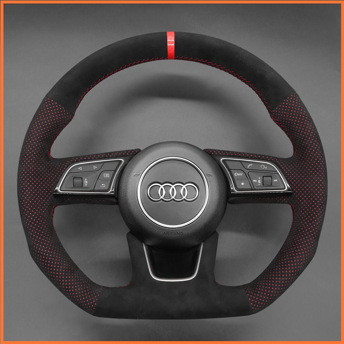 MEWANT Lenkradbezug für Audi A3 / A3 Sportback e - tron / RS 3 / RS 5 / S3 / S4 / S5 2018 - 2020 - Mewant.de