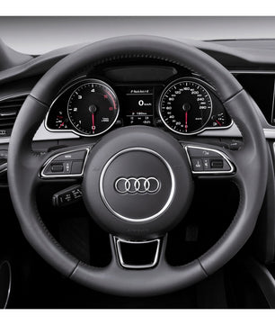 MEWANT Lenkradbezug für Audi A3 A4 A5 A6 A7 2015 - 2016 / Allroad 2013 - 2018 / S6 S7 S8 2013 - 2018 - Mewant.de
