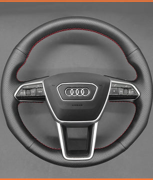 MEWANT Lenkradbezug für Audi A6 Avant Allroad (C8/4K) / 2018 - 2022 / A7 (4K8) / S6 (C8/4K) / RS 6 (C8/4K) - Mewant.de