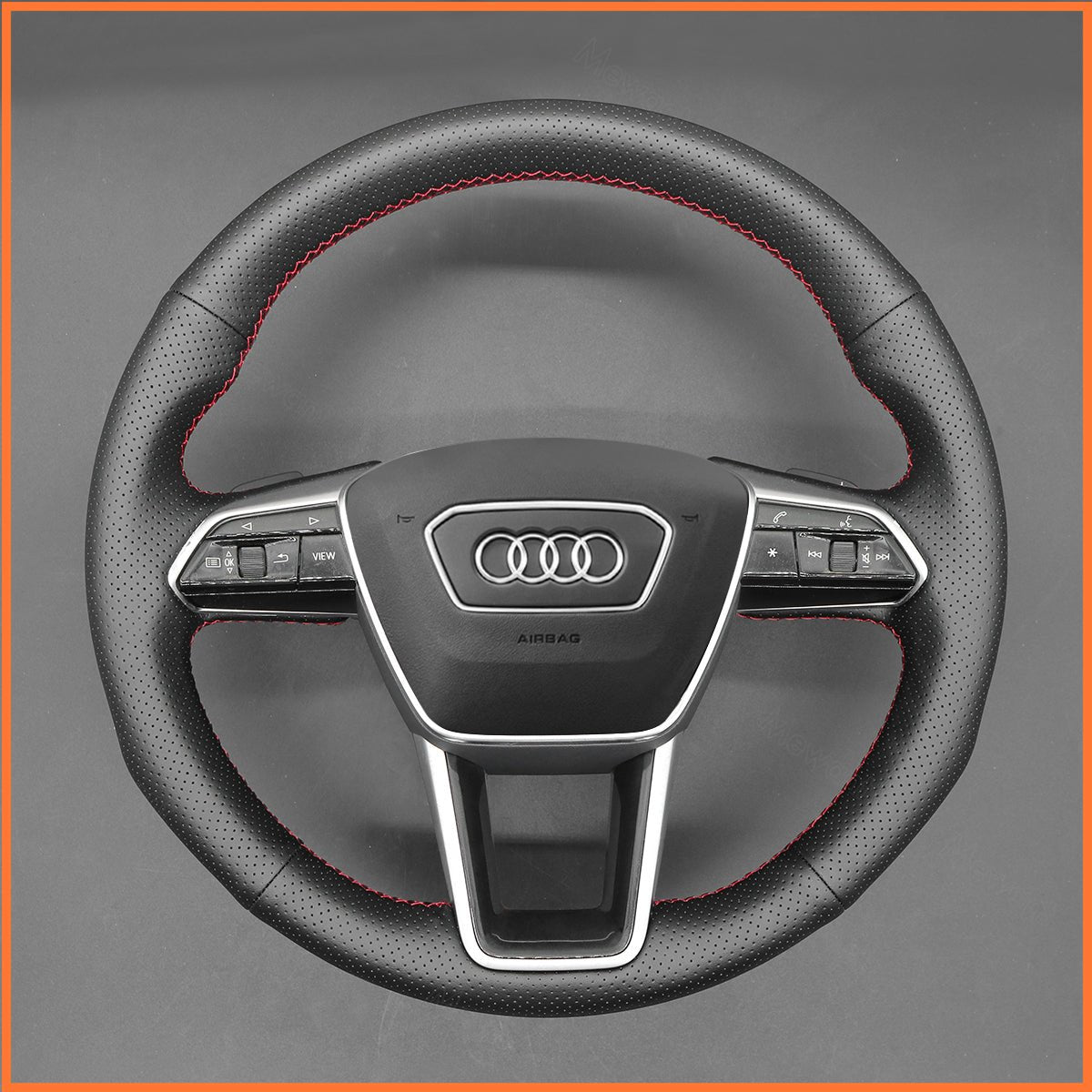 MEWANT Lenkradbezug für Audi A6 Avant Allroad (C8/4K) / 2018 - 2022 / A7 (4K8) / S6 (C8/4K) / RS 6 (C8/4K) - Mewant.de