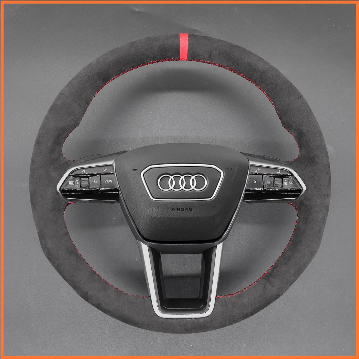 MEWANT Lenkradbezug für Audi A6 Avant Allroad (C8/4K) / 2018 - 2022 / A7 (4K8) / S6 (C8/4K) / RS 6 (C8/4K) - Mewant.de