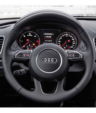 MEWANT Lenkradbezug für Audi Q3 2015 - 2018 / Audi Q5 2013 - 2017 / Audi Q7 2012 - 2015 - Mewant.de