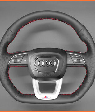 MEWANT Lenkradbezug für Audi Q3 (F3) 2018 - 2022 / SQ5 (FY) / SQ7 4M 2016 - 2022 / SQ8 RS Q8 2019 - 2022 - Mewant.de