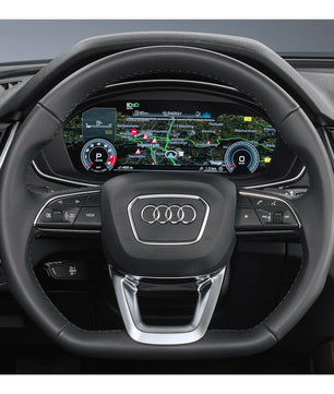 MEWANT Lenkradbezug für Audi Q3 (F3) 2018 - 2022 / SQ5 (FY) / SQ7 4M 2016 - 2022 / SQ8 RS Q8 2019 - 2022 - Mewant.de