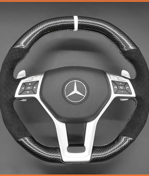 MEWANT Lenkradbezug für Benz AMG C63 W204 CLA 45 C117 C218 AMG S - Model W212 E 63 S W212 SL 63 R231 - Mewant.de