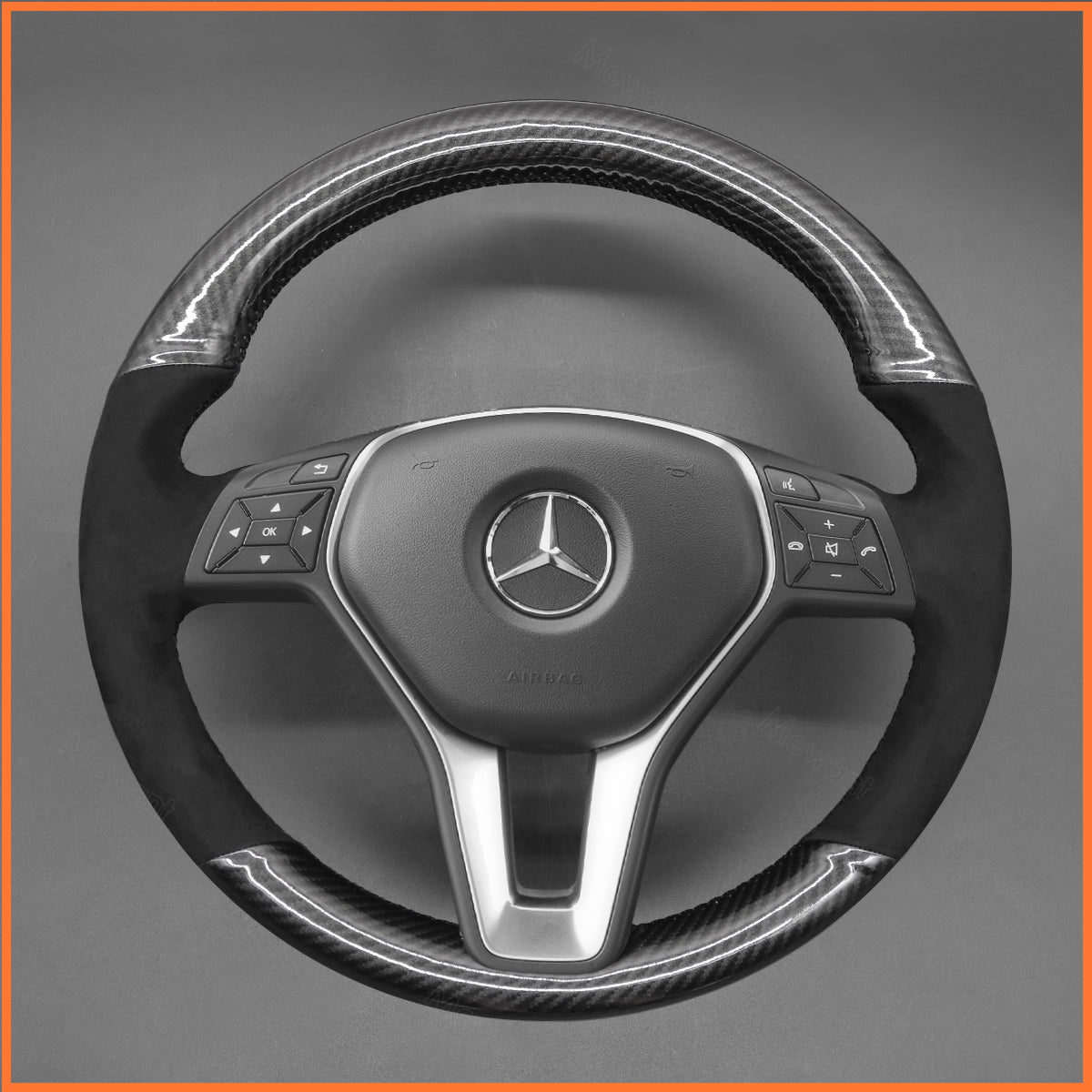 MEWANT Lenkradbezug für Benz B - Class W246 C - Class CLA - Class CLS - Class GLA - Class GLK X204 - Mewant.de