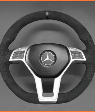 MEWANT Lenkradbezug für Benz C - Class W204 E - Class W212 CLS - Class C218 GLA 45 AMG X156 SL - Class R231 SLK - Class R172 - Mewant.de