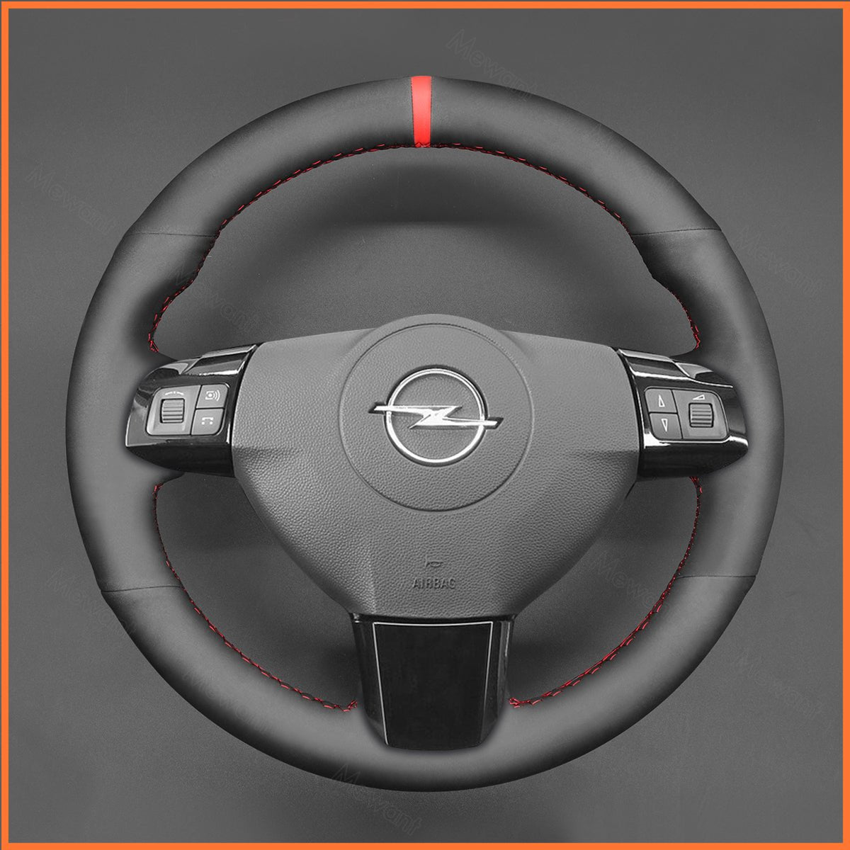 MEWANT Lenkradbezug für Opel Astra (H) 2004 - 2009 / Signum 2004 - 2008 / Vectra (C) 2005 - 2009 - Mewant.de