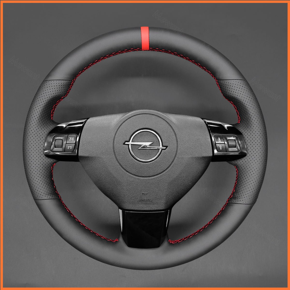 MEWANT Lenkradbezug für Opel Astra (H) 2004 - 2009 / Signum 2004 - 2008 / Vectra (C) 2005 - 2009 - Mewant.de
