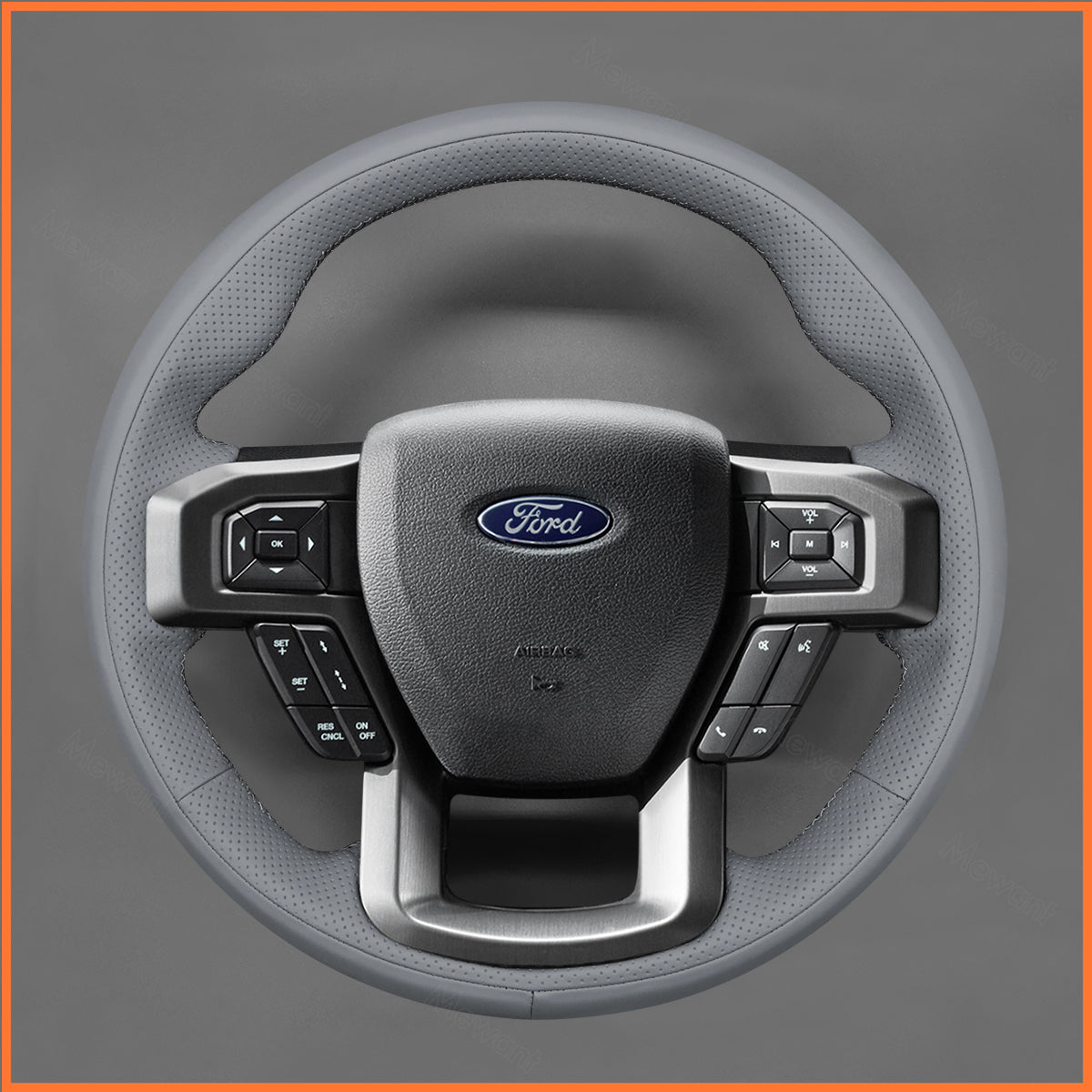 MEWANT Lenkradbezug für Ford F-150 F150 Raptor 2015-2021