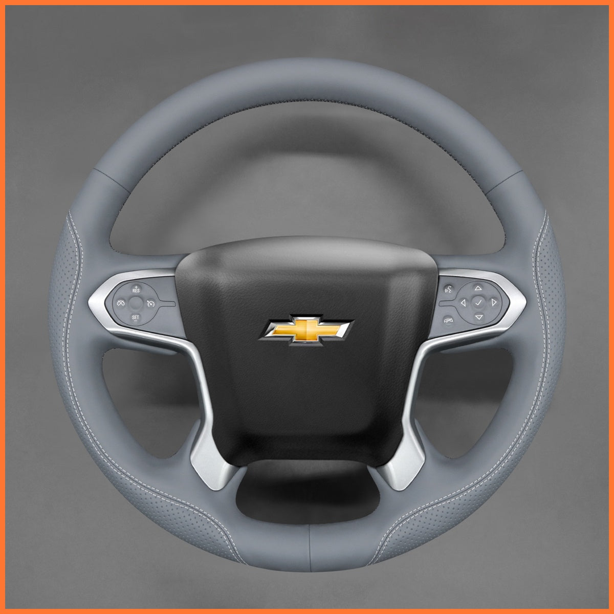 MEWANT Lenkradbezug für Chevrolet (Chevy) Silverado 2014-2019 / Suburban 2015-2019 / Tahoe 2014-2018 - Mewant.de