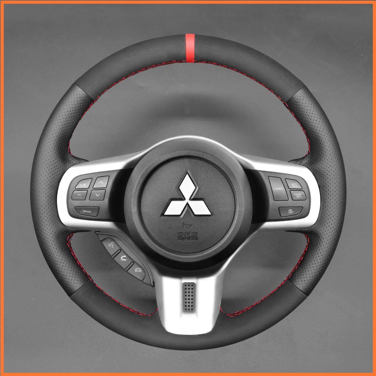 MEWANT Lenkradbezug für Mitsubishi Lancer Evolution 10 X 2008-2015
