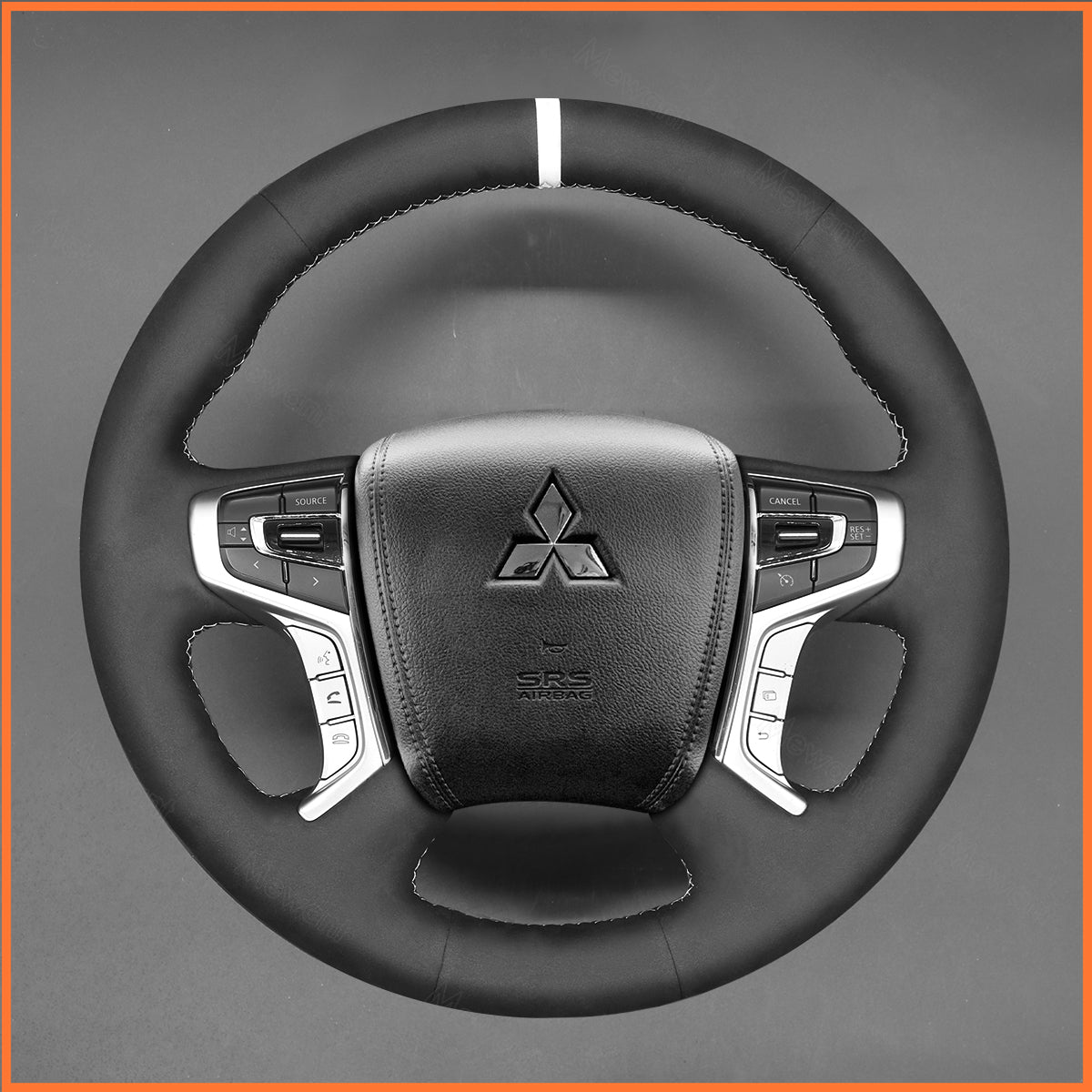 MEWANT Lenkradbezug für Mitsubishi Outlander PHEV 2016-2022 / L200 2017-2023
