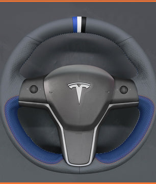 MEWANT Lenkradbezug für Tesla Model 3 2019-2023 / Model Y 2021-2023