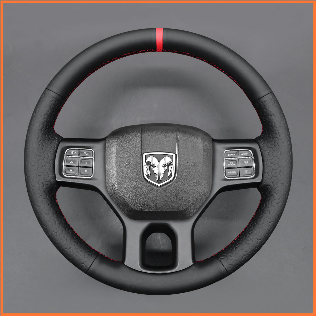 MEWANT Lenkradbezug für Dodge RAM 2012-2018 / RAM Classic 2019-2023