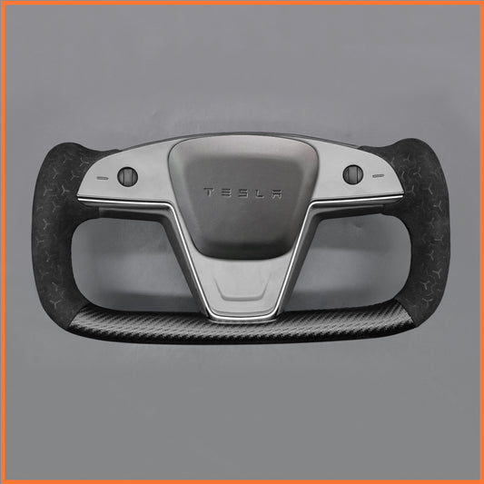 MEWANT Steering Wheel Cover for Tesla Model S 2022-2023 / Model X 2022-2023